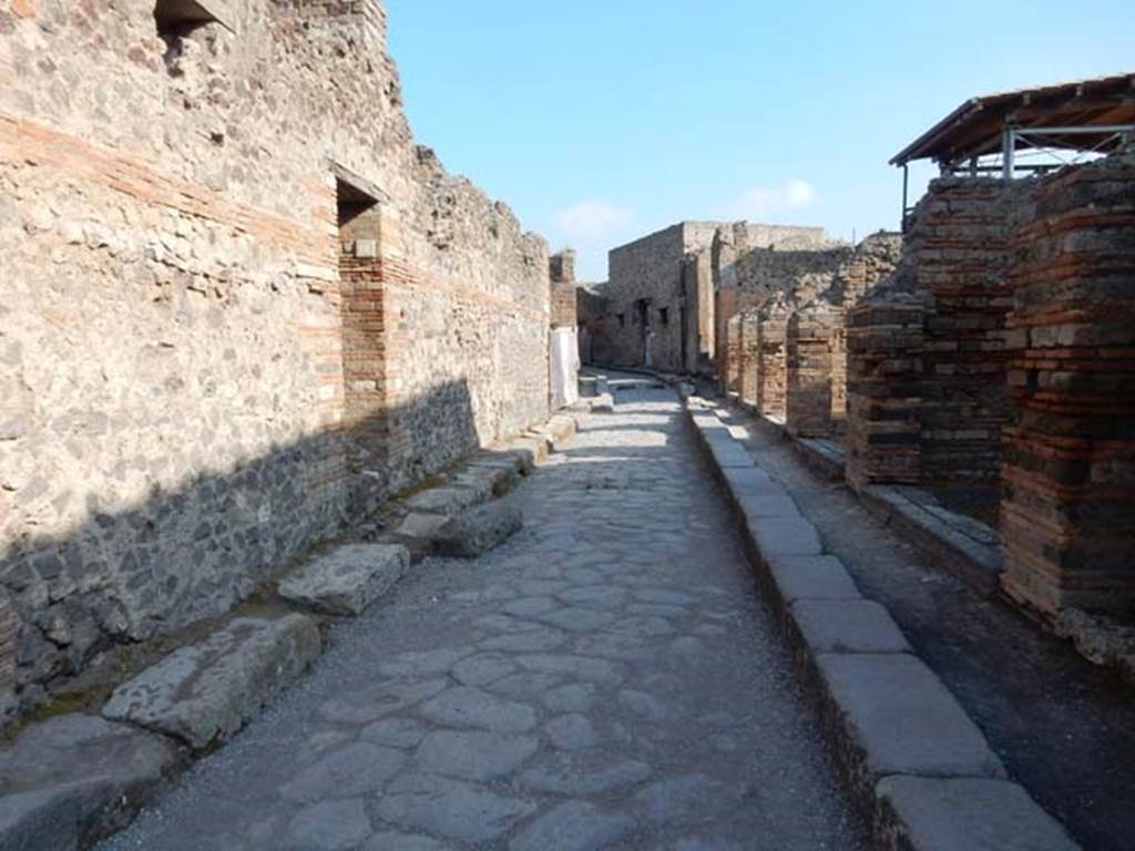 Vicolo Del Lupanare South End Pompeii December Looking North